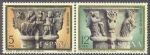 Spain 2118-19 MNH 1978 Christmas-Art