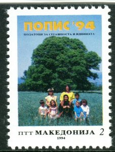 014 - MACEDONIA 1994 - Census - MNH Set