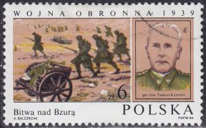 Poland 2640 Bzura River Battle 1939 6.00zł 1984