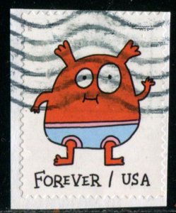 5639 (58c) Message Monster SA, used
