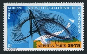 New Caledonia C120, hinged. Michel 557. ARPHILA-1975. Abstract Design. 1974.