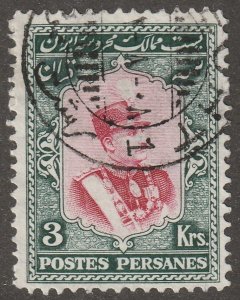 Persia, Middle east, stamp, Scott#755, used, hinged,  3kr,