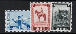 Belgium SC# B555 - B557 Mint Light Hinged - S18228
