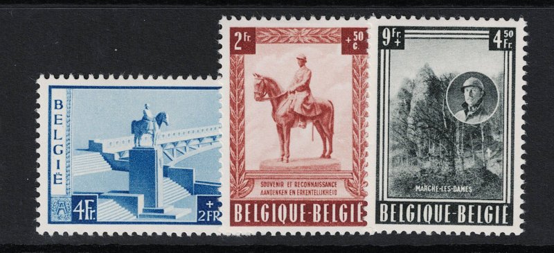 Belgium SC# B555 - B557 Mint Light Hinged - S18228