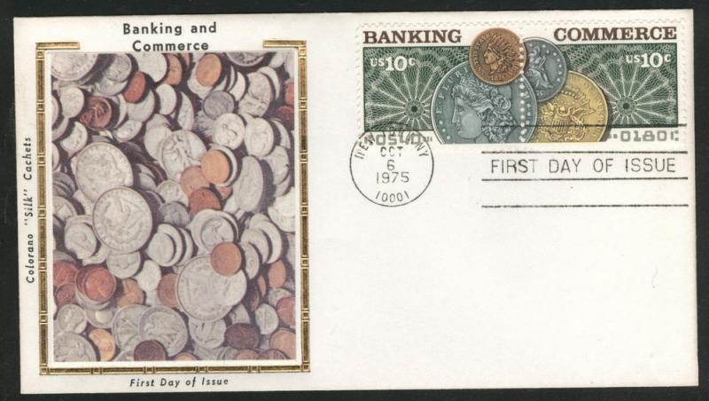 1578a FDC Banking and Commerce on COLORANO SILK Cache U/A