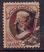 US-Sc#146- id7-used 2c red brown Jackson-1870-1-fancy cancel-