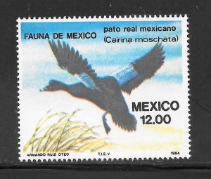 Mexico #1346 MNH Fauna, ducks Single