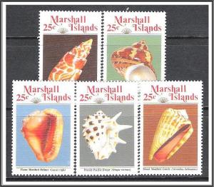 Marshall Islands #216-220 Seashells MNH