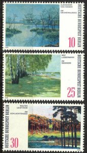 Berlin Germany 1972 Art Paintings set of 3 MNH