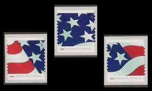 US 4961-4963 Stars & Stripes presorted standard 10c coil set 3 MNH 2015