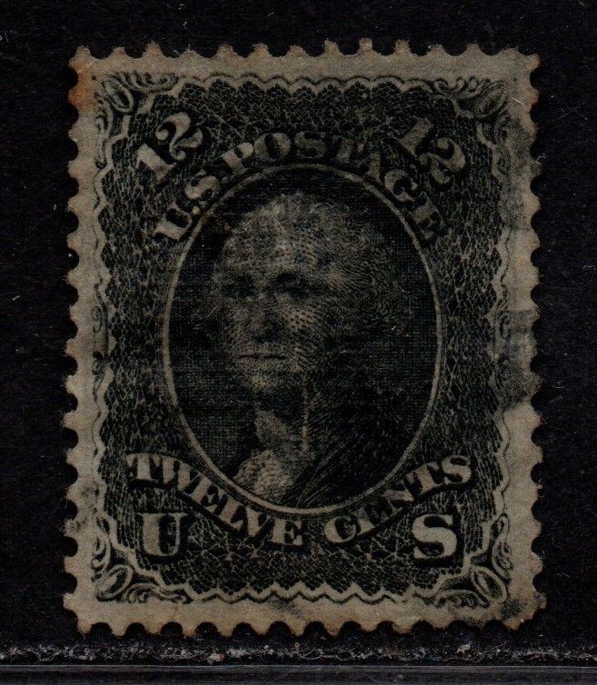 $US Sc#90 used, Gem appearance, tiny thin