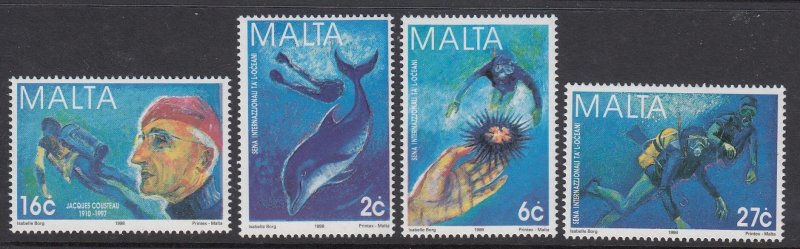 Malta 946-9 Marine Life mint