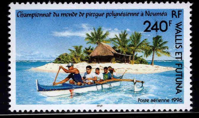 Wallis and Futuna Islands Scott C188 MNH** 1996 Outrigger Canoe airmail
