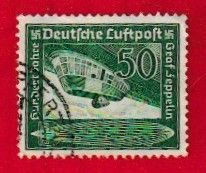 GERMANY SCOTT#C60 1938 50pf ZEPPELIN - USED