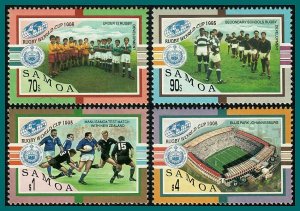 Samoa 1995 World Cup Rugby, MNH #886-889,SG957-SG960