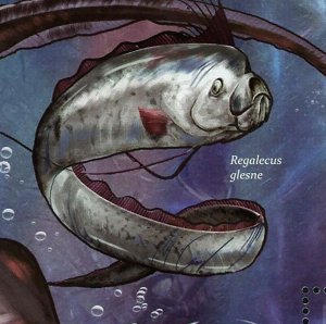 Ocean Deep Fishes Stamp Regalecus Glesne Chaunax Abei S/S MNH #4634 / Bl.753