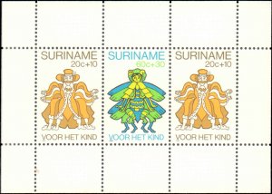 Suriname #B275a, Complete Set, 1980, Never Hinged