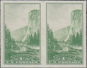 756 MNH NGAI horizontal pair, El Capitan, Yosemite (California), Farley