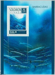 M1405 - SALOMON ISLANDS - ERROR, 2014 MISS LEAF: Barracudas, Fishing, Marina-