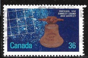 Canada 1144: 36c Ericsson, Barkley Sound, used, VF