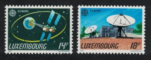 Luxembourg European aerospace Satellite Space 2v 1991 MNH SG#1296-1297