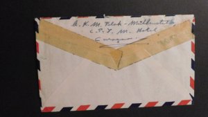 1930 Dutch Curacao Airmail Cover to Saskatoon Sask Canada 