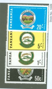 Tanzania #175-178 Mint (NH) Single (Complete Set)