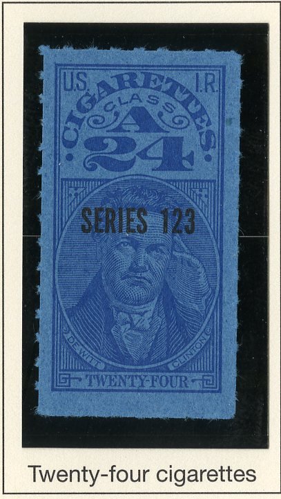 US TA381a UNUSED BIN $2.50 CIGARETTE STAMP CLASS A SERIES 123 1953