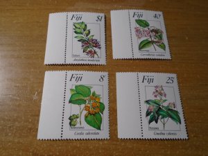 Fiji  #  495-98  MNH  Flowers