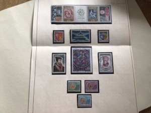 France 1964 used stamps on folded page   A13326