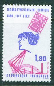 FRANCE Scott 2023 Yvert 2444 MNH**1986 Educator stamp