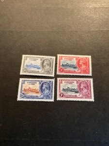 Stamps St Kitts-Nevis Scott # 72-5 never hinged