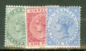 HV: Gibraltar 8, 11, 14 mint CV $82