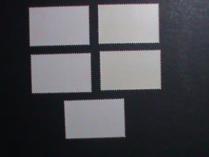 ​HONG KONG-1992- SC#619-23 40TH ANNIV: QUEEN ELIZABETH II CARONATION  MNH VF