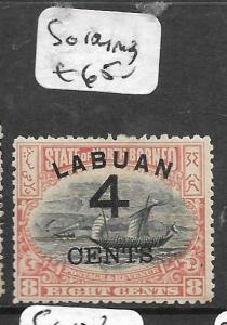 LABUAN (PP0204B) 4C/8C  BOAT  SG 104  MOG 