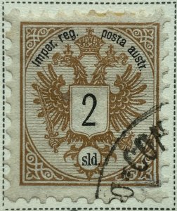 AlexStamps AUSTRIA Offices in Turkish Empire #8 VF Used 