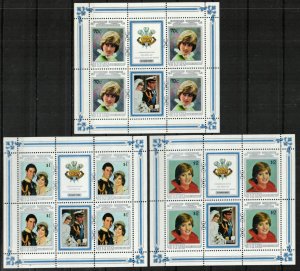 Aitutaki Stamp 268-270  - Birth of Prince William of Wales