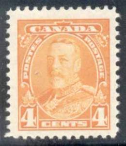 Canada ~ #220 ~ 4c George V Pictorial ~ MH (b)