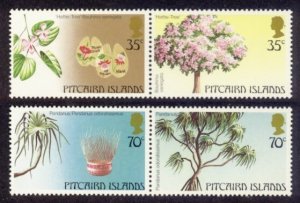 Pitcairn Islands Sc# 229-30 MNH Local Trees (Pairs)