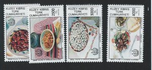 Turkish Republic of Northern Cyprus   MNH sc  339-342