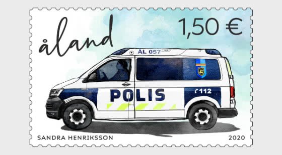 Stamps Aland Islands 2020 - Aland Police.