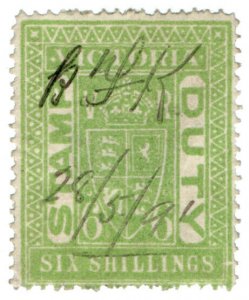 (I.B) Australia - Victoria Revenue : Stamp Duty 6/-