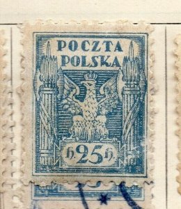 Poland 1919 Early Issue Fine Mint Hinged 25h. NW-191984