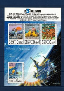 FRENCH SOUTHERN & ANTARCTIC TERRITORY Sc 274 MNH S/S of 2000 -Marine Life - HJ06