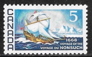 Canada 482: 5c Nonsuch, MNH, VF