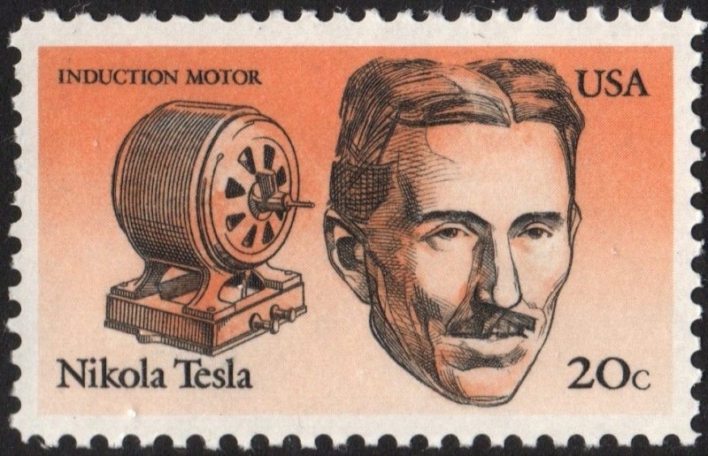 SC#2057 20¢ American Inventors: Nikola Tesla Single (1983) MNH