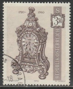 Austria 869, HOROLOGICAL COLLECTION OF VIENNA MUSEUM. SINGLE USED. VF. (1343)
