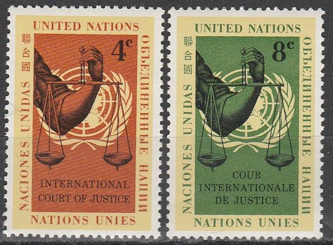 United Nations #88-9 MNH  (S1362)