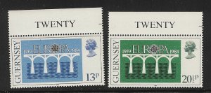 Guernsey 1984 Europa Set mnh sc 281 - 282