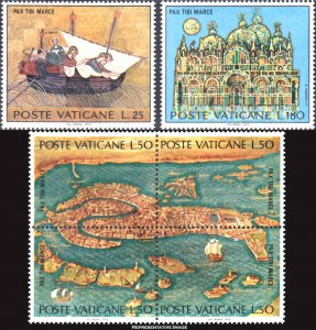 Vatican City Scott 518-520 Mint never hinged.